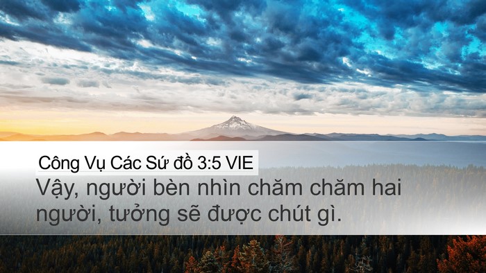 Công Vụ Các Sứ đồ 3:5 VIE Desktop Wallpaper - Vậy, người bèn nhìn chăm chăm hai - Desktop Bible Verse Wallpaper