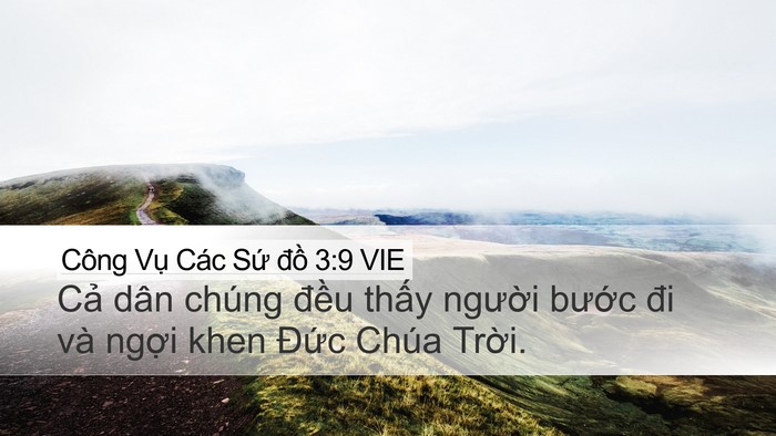 Công Vụ Các Sứ đồ 3:9 VIE Bible Verse Image