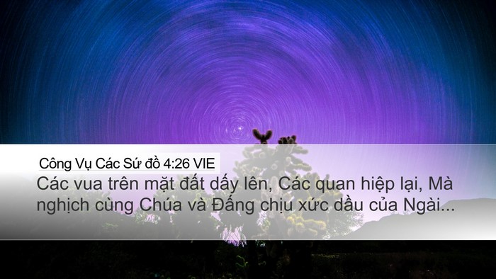 Công Vụ Các Sứ đồ 4:26 VIE Bible Verse Image