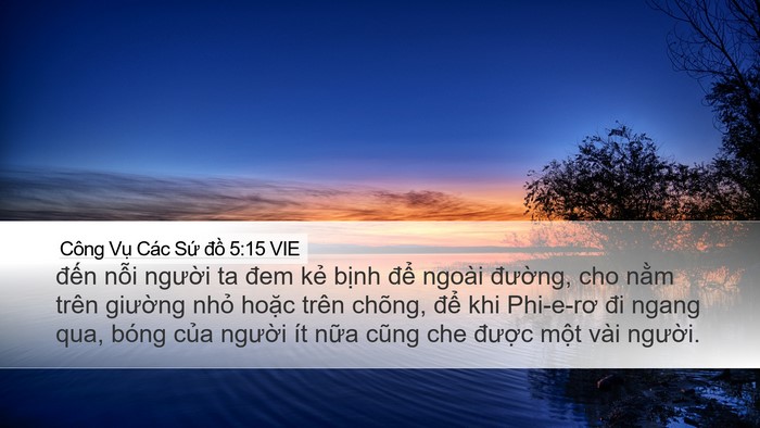 Công Vụ Các Sứ đồ 5:15 VIE Bible Verse Image