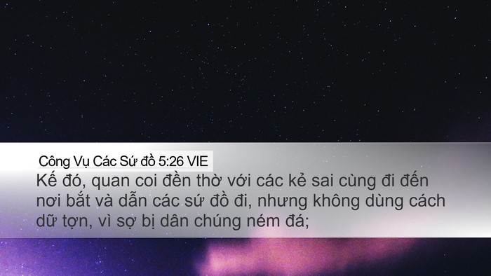 Công Vụ Các Sứ đồ 5:26 VIE Bible Verse Image