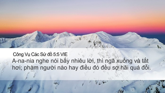 Công Vụ Các Sứ đồ 5:5 VIE Bible Verse Image
