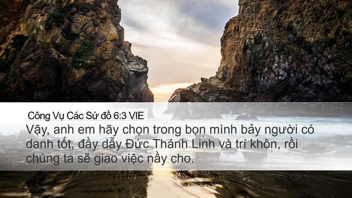 Công Vụ Các Sứ đồ 6:3 VIE Bible Verse Image