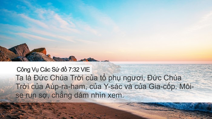 Công Vụ Các Sứ đồ 7:32 VIE Bible Verse Image