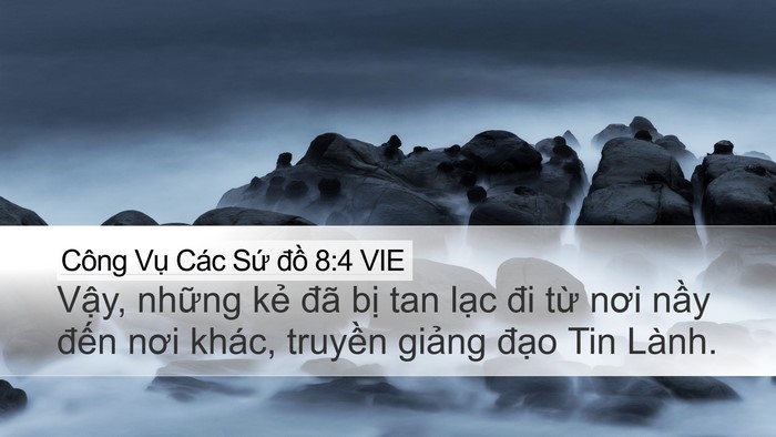 Công Vụ Các Sứ đồ 8:4 VIE Bible Verse Image