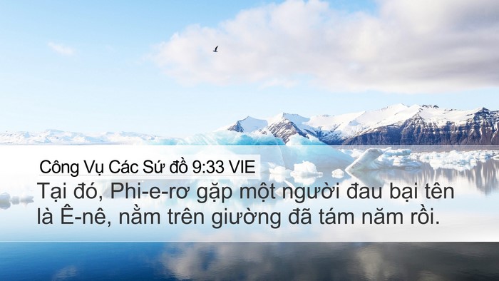 Công Vụ Các Sứ đồ 9:33 VIE Bible Verse Image