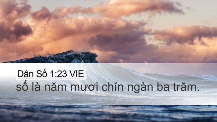 Dân Số 1:23 VIE Bible Verse Image
