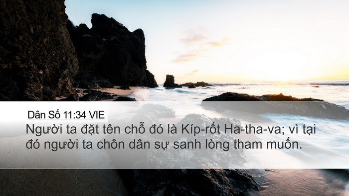 Dân Số 11:34 VIE Bible Verse Image