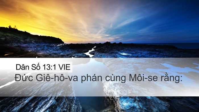 Dân Số 13:1 VIE Bible Verse Image