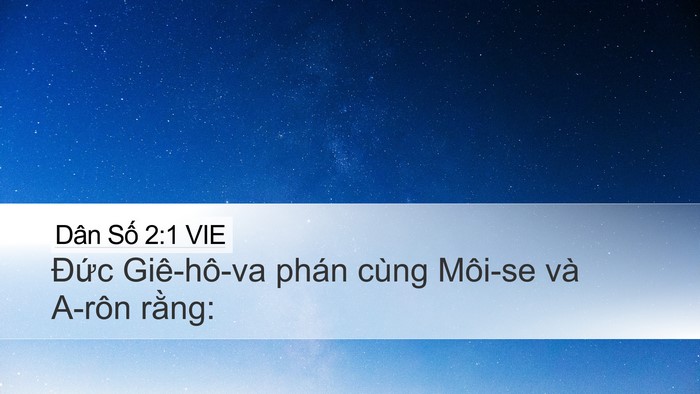 Dân Số 2:1 VIE Bible Verse Image