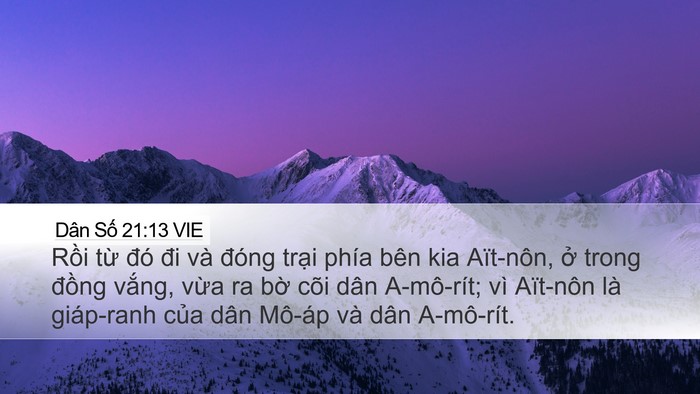 Dân Số 21:13 VIE Bible Verse Image
