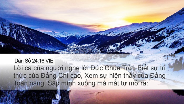 Dân Số 24:16 VIE Bible Verse Image