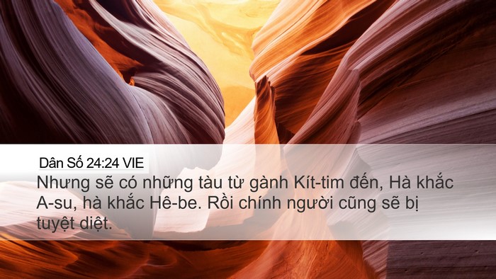 Dân Số 24:24 VIE Bible Verse Image
