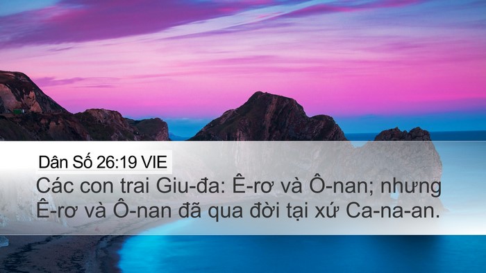 Dân Số 26:19 VIE Bible Verse Image