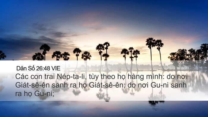 Dân Số 26:48 VIE Bible Verse Image