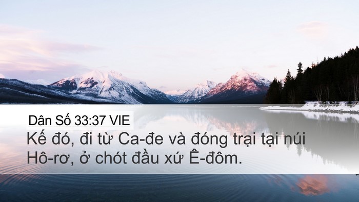 Dân Số 33:37 VIE Bible Verse Image