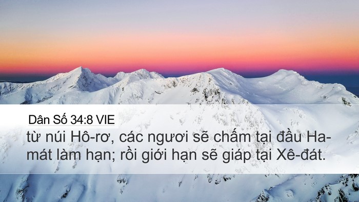 Dân Số 34:8 VIE Bible Verse Image