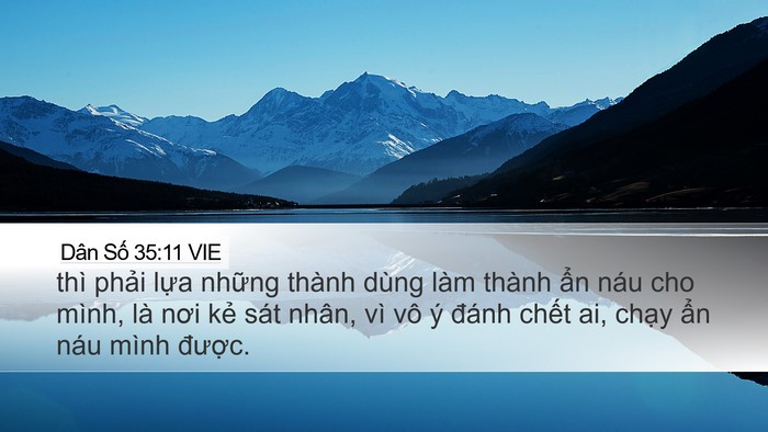Dân Số 35:11 VIE Bible Verse Image