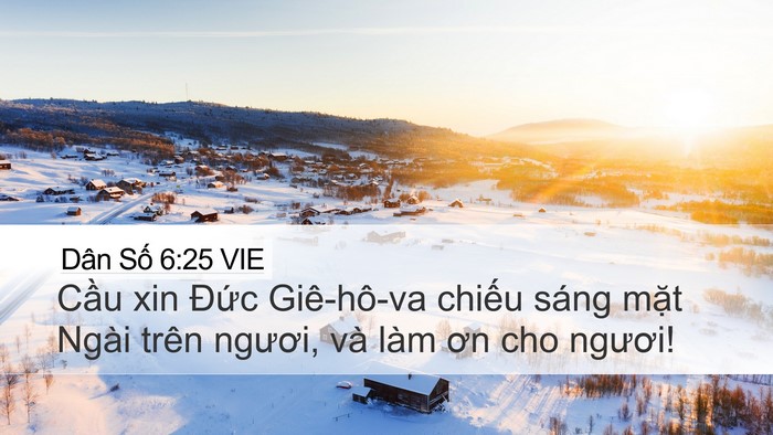 Dân Số 6:25 VIE Bible Verse Image