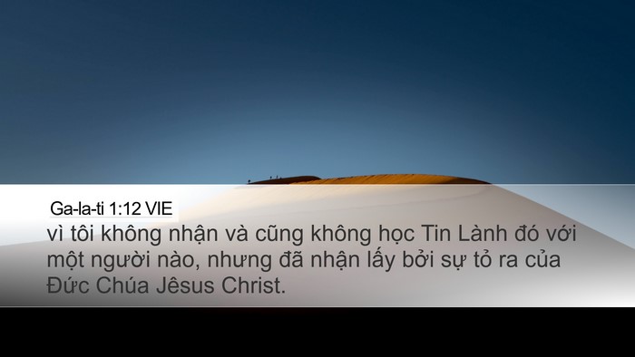 Ga-la-ti 1:12 VIE Bible Verse Image
