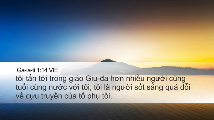 Ga-la-ti 1:14 VIE Bible Verse Image