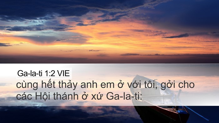 Ga-la-ti 1:2 VIE Bible Verse Image