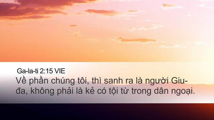 Ga-la-ti 2:15 VIE Bible Verse Image