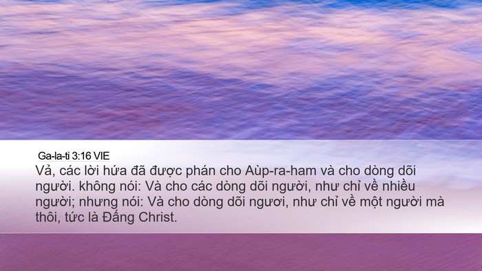 Ga-la-ti 3:16 VIE Bible Verse Image