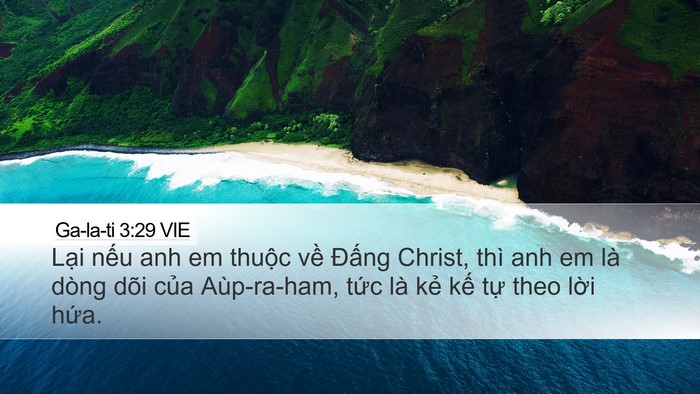 Ga-la-ti 3:29 VIE Bible Verse Image
