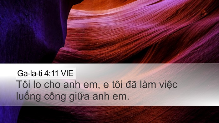 Ga-la-ti 4:11 VIE Bible Verse Image
