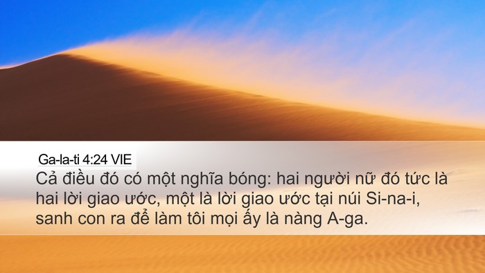 Ga-la-ti 4:24 VIE Bible Verse Image