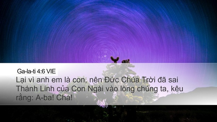 Ga-la-ti 4:6 VIE Bible Verse Image