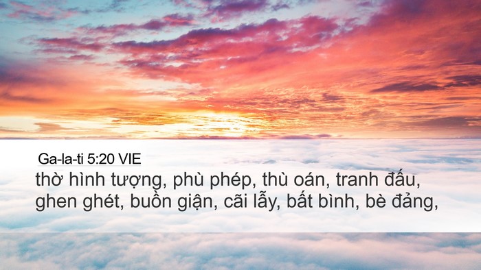Ga-la-ti 5:20 VIE Bible Verse Image