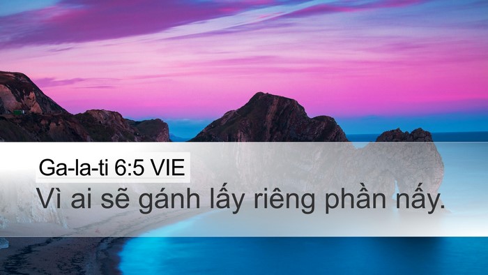 Ga-la-ti 6:5 VIE Bible Verse Image