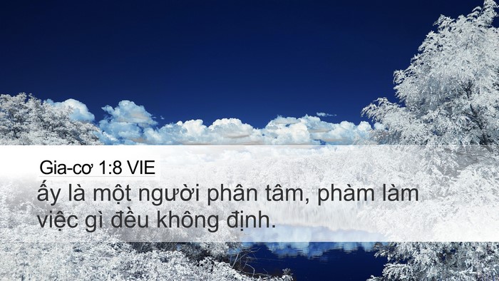 Gia-cơ 1:8 VIE Bible Verse Image