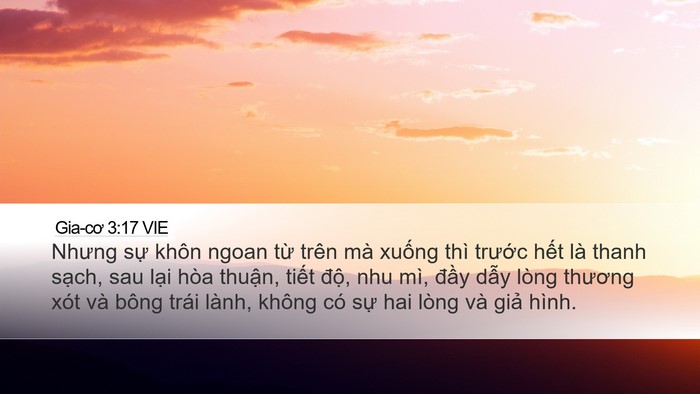 Gia-cơ 3:17 VIE Bible Verse Image
