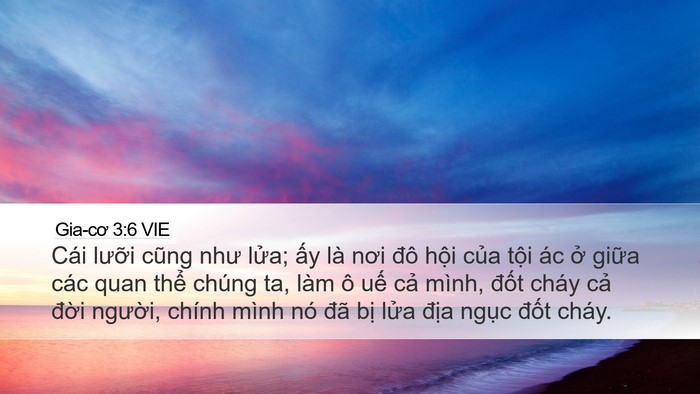 Gia-cơ 3:6 VIE Bible Verse Image