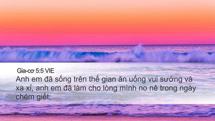 Gia-cơ 5:5 VIE Bible Verse Image
