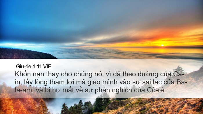 Giu-đe 1:11 VIE Bible Verse Image