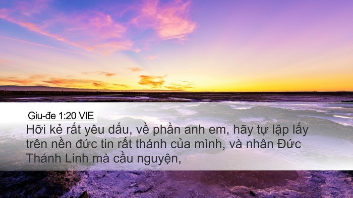 Giu-đe 1:20 VIE Bible Verse Image