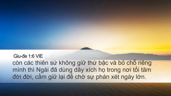 Giu-đe 1:6 VIE Bible Verse Image