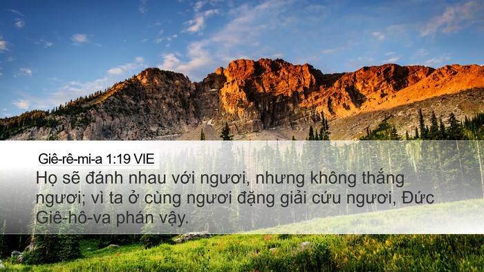 Giê-rê-mi-a 1:19 VIE Bible Verse Image