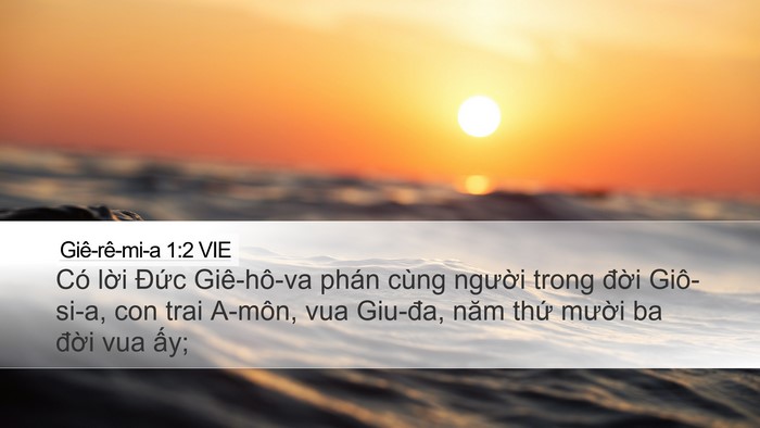 Giê-rê-mi-a 1:2 VIE Bible Verse Image