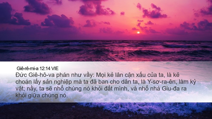 Giê-rê-mi-a 12:14 VIE Bible Verse Image