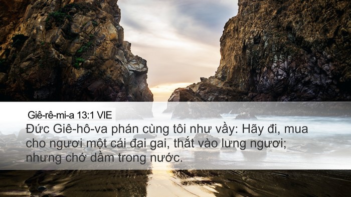 Giê-rê-mi-a 13:1 VIE Bible Verse Image