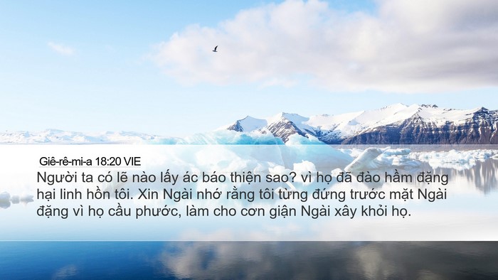Giê-rê-mi-a 18:20 VIE Bible Verse Image