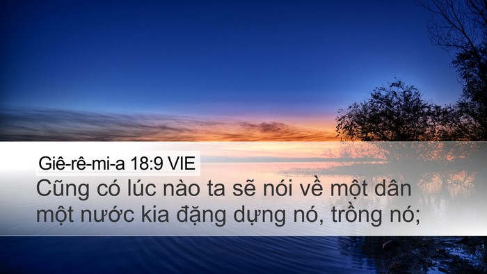 Giê-rê-mi-a 18:9 VIE Bible Verse Image