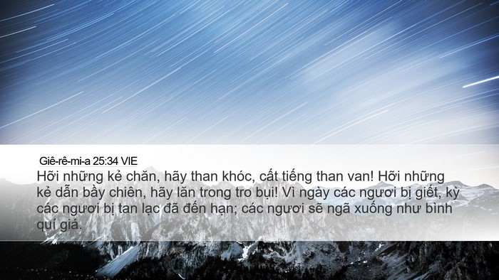 Giê-rê-mi-a 25:34 VIE Bible Verse Image