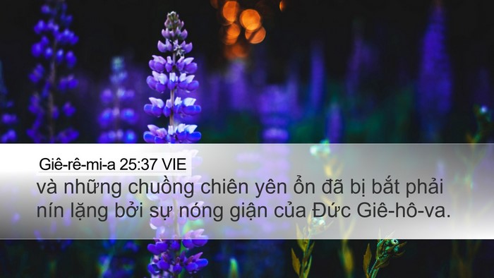 Giê-rê-mi-a 25:37 VIE Bible Verse Image