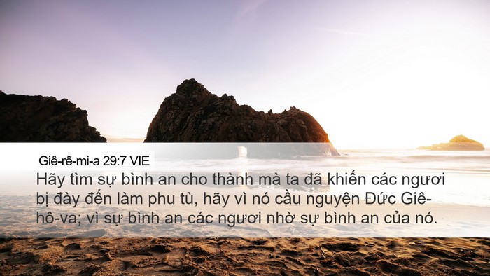 Giê-rê-mi-a 29:7 VIE Bible Verse Image